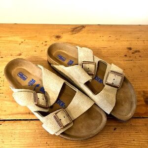Birkenstock Arizona Soft Footbed Suede Leather